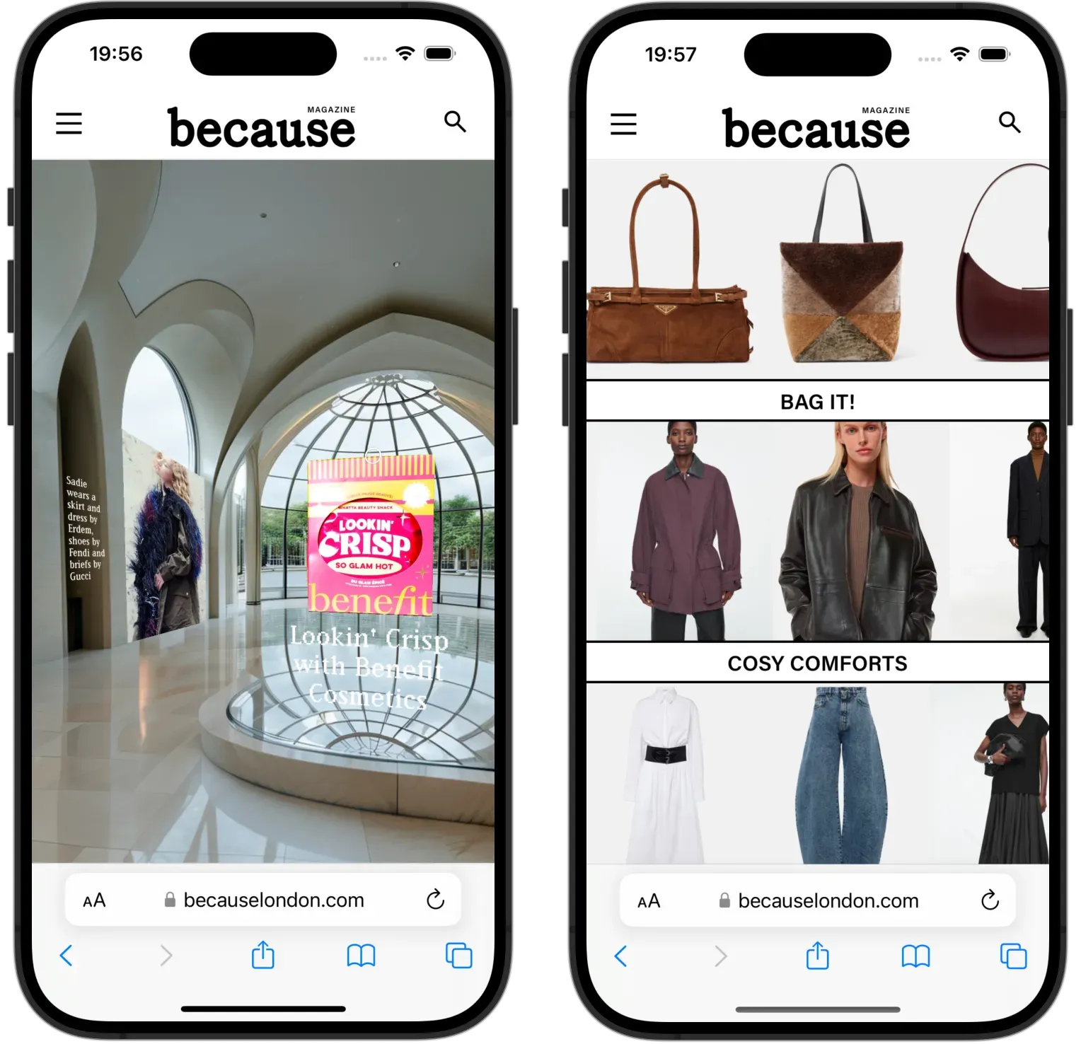 Because Magazine Shop — E-commerce Platform